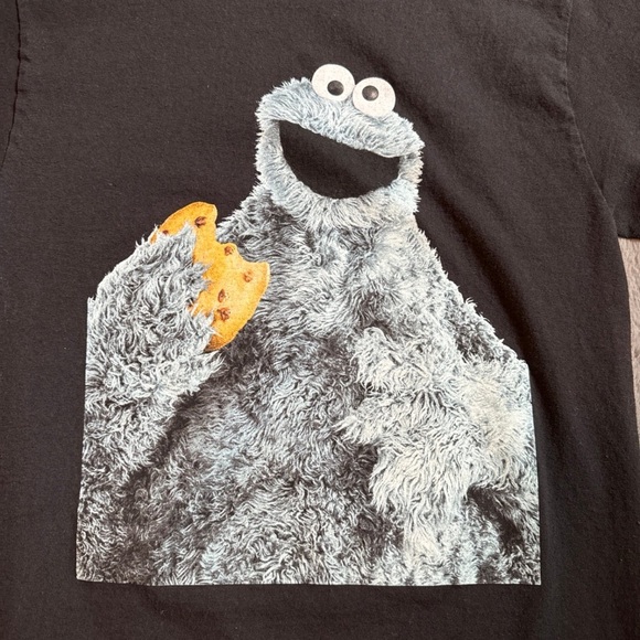 EEUC CHAMPION Cookie Monster black t-shirt - Picture 2 of 4